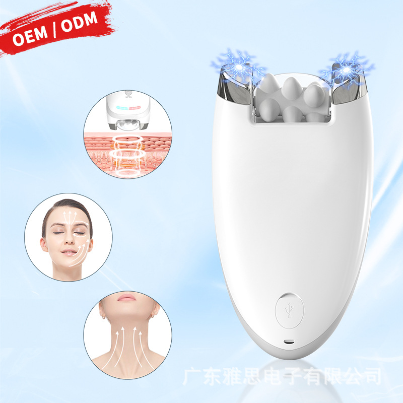 Manufacturer Wholesale Ems Microcurrent Home Facial Massager V-Face Lifting and Firming Facial Roller Beauty Device Electric
