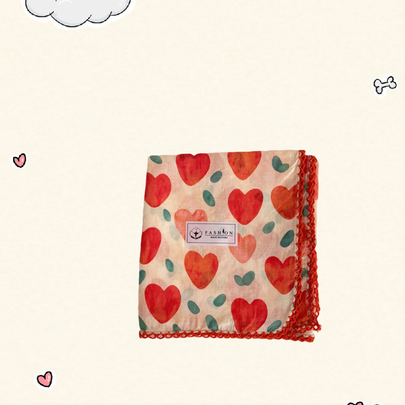 Minimalist Retro Autumn and Winter Cute Baby Girl Headscarf for Photoshoot Scarf Neckerchief Headscarf