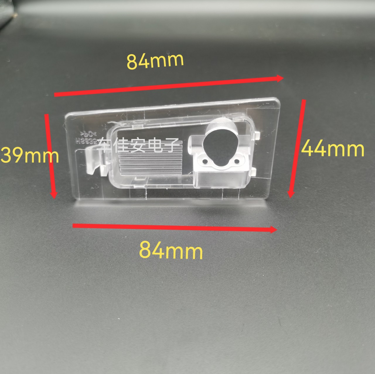(2개) 현대 기아 SMART RUN KX3 반전 카메라 번호판 라이트 브래킷 레코더 후면보기 렌즈 홀더에 적합