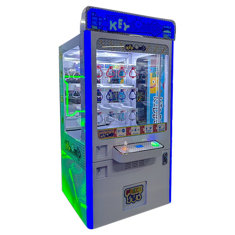 Máquina de regalo a gran escala Máquina de caja ciega que toma monedas Empuje la máquina de llaves de la ciudad de los videojuegos