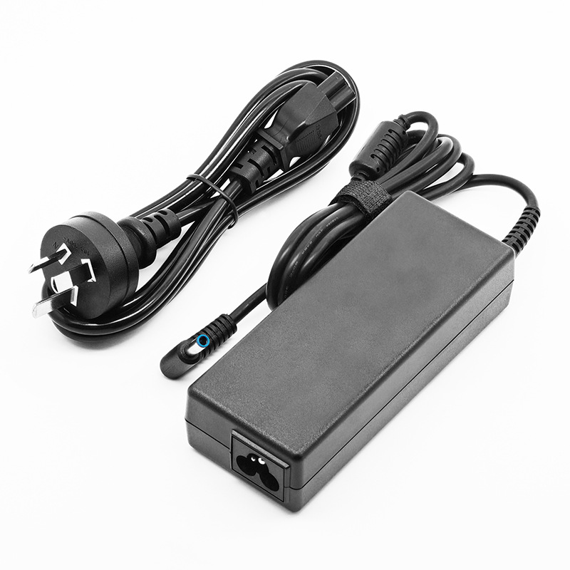 Hp 19.5v 4.62aブルーポート針付きノートパソコン充電アダプタ4.5*3.0充電器90wを適用