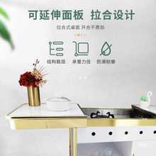 酒店煮餐车柜式可移动鲍鱼车卡式炉餐车单双头堂做车堂灼车