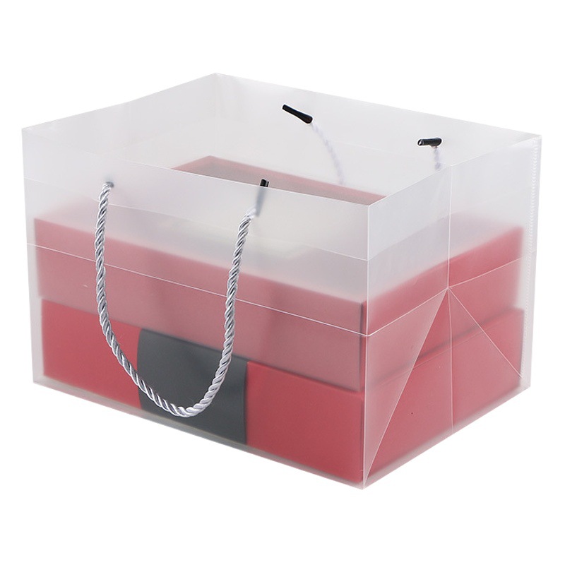 Mediados de otoño pastel de Luna caja de embalaje bolso transparente PP helado yema de huevo bolso de mano crujiente bolsa de flores de PVC en stock