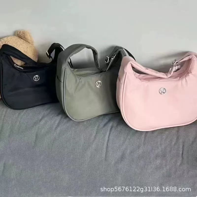 Новая мини-сумка через плечо Lululemon 4L для йоги, плечевой мешок, мешок Dumpling Dumplings, нижний карман