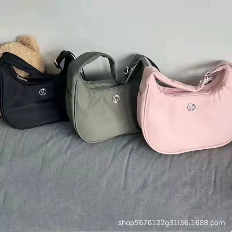 Новая мини-сумка через плечо Lululemon 4L для йоги, плечевой мешок, мешок Dumpling Dumplings, нижний карман