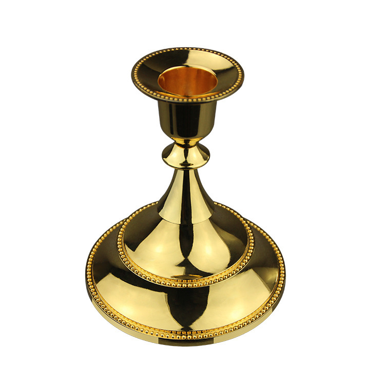 Candelaria europea boda creativa retro mesa de comedor candelabros decoración de boda romántica candelabros de tres cabezas