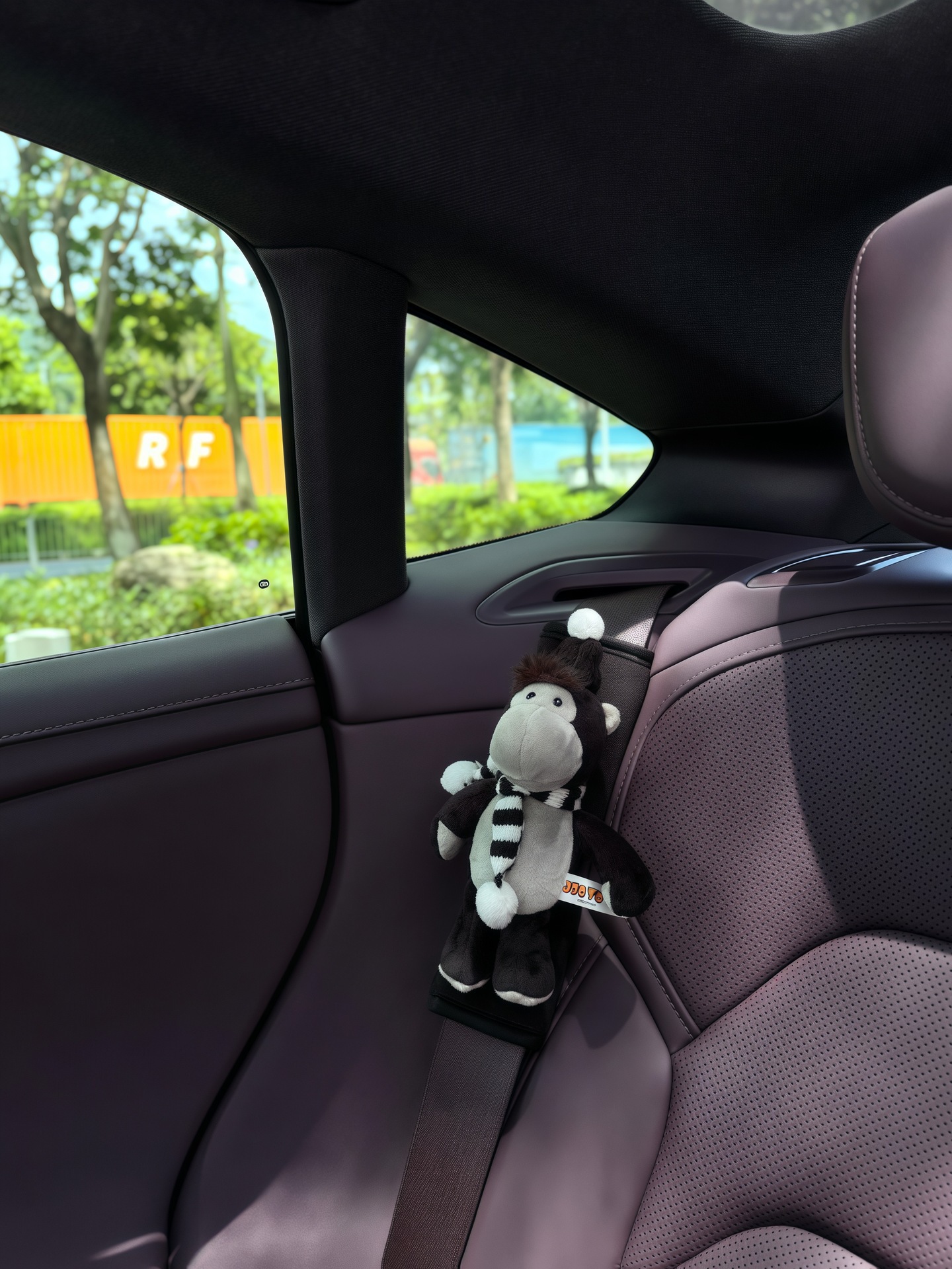 Zootopia Spring Series Nick Judy Car Seat Belt Shoulder Cover Stuffed Doll Anti-Stranglehold Decoration