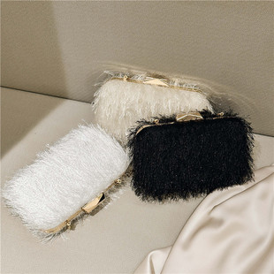2025 New Cross-Border Elegant Dinner Bag Shoulder Clutch Women's Bag Acrylic Bag Lady Style Makeup Box Bag
