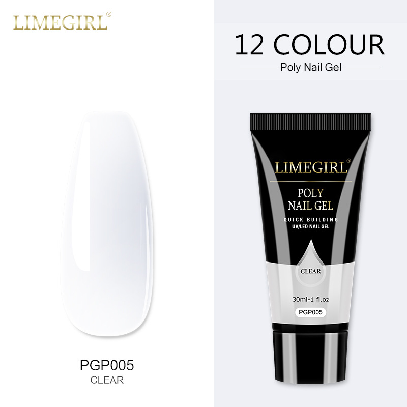 30ML uñas arte papel libre titular extensión rápida modelo de cristal pegamento indoloro UV extensión pegamento indoloro fototerapia cristal pegamento