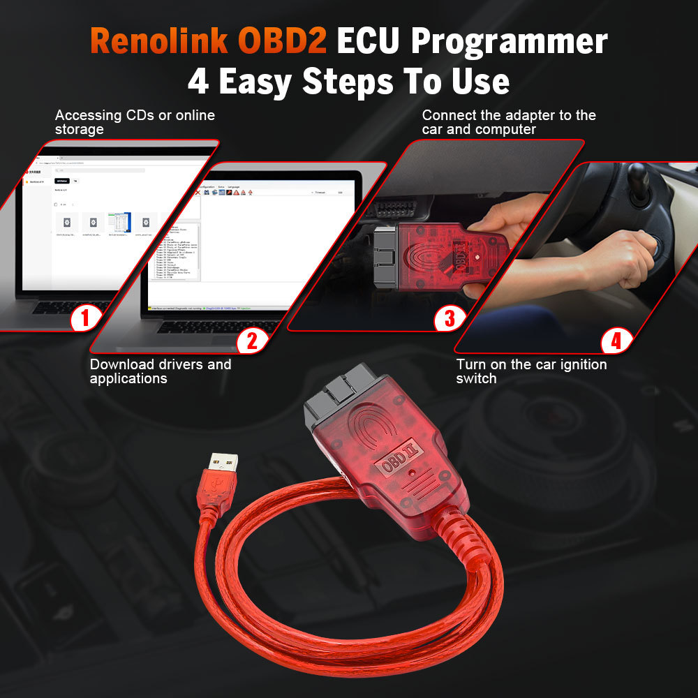 Renolink V2.11 for Renault Ecu Programmer 2.10 Upgrade Renault Diagnostic Cable