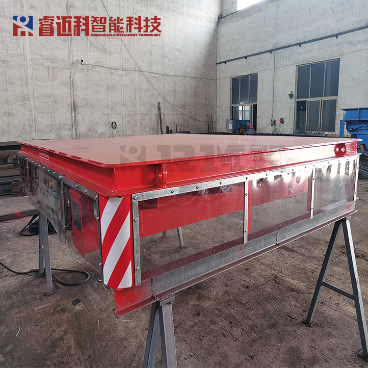 睿迈科电动平车厂家 轨道运输过跨平板车 供电可选转运地轨车