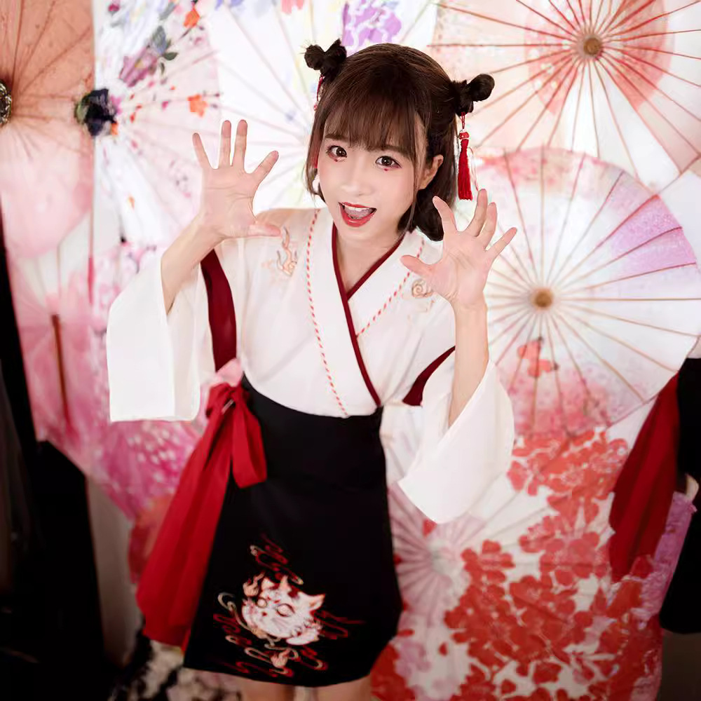 Anime Naruto Shippuden Cosplay Costume Himari Uchiha Female Costume Role Playing Set for Women