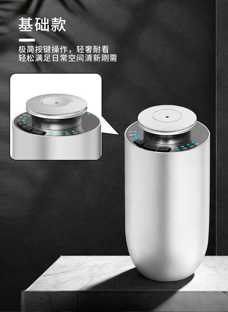Cross-border home fragrance machine, essential oil diffuser for bedroom, office smart timed diffuser, car-mounted aroma diffuser