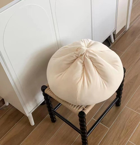 Ins-style meat buns pillowcase high-quality steamed buns plush toy bedroom sofa dorm cushion creative lazy person pillow
