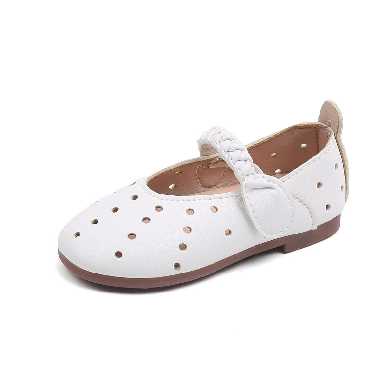 Children's shoes for leather shoes, fashionable footwear, breathable small princess costume
