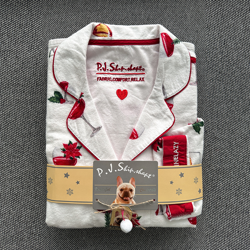 强推~外贸轻奢pjs睡衣春秋磨毛荃棉睡衣女长袖长裤家居服睡衣套装