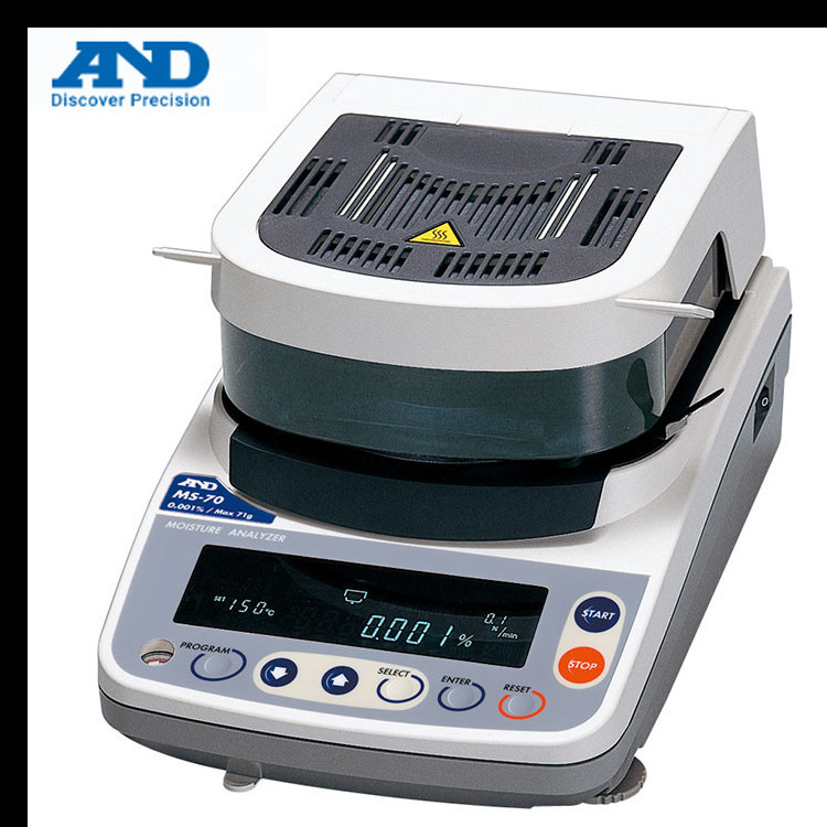 日本AND艾安得MF-50/MX-50/ML-50/MS-70水分测定仪 水分计