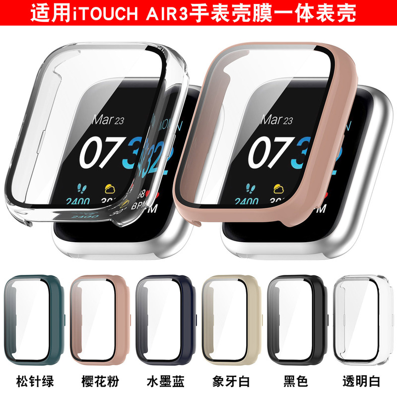 For iTOUCH AIR 3 Watch Protective Shell Air 3 Shell Film Integrated Watch Case PC Tempered Film Case