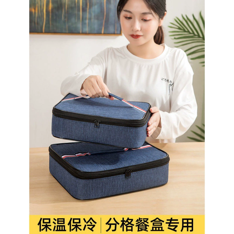 Термосумка из ткани Оксфорд, сумка для обеда, сумка для обеда, сумка для студента, сумка для обеда, прямоугольная сумка для обеда из алюминиевой фольги