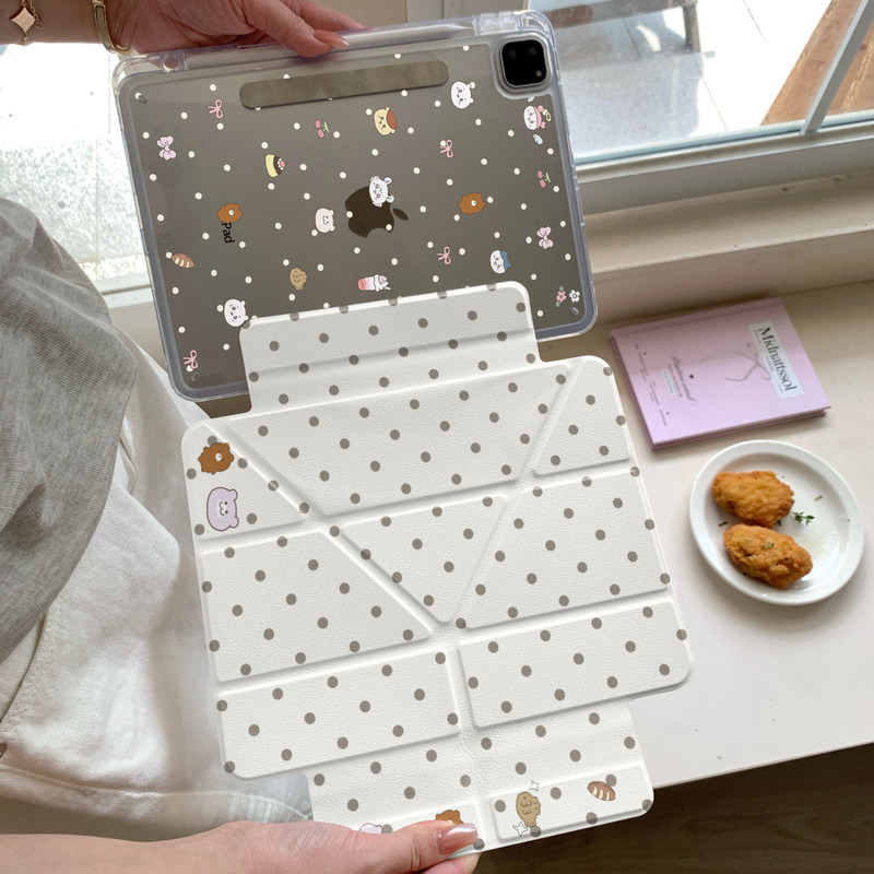 Polka Dot Jiikawa 70% off Y-Type Magnetic Detachable Protective Case Suitable for iPad Air8 Mini New Model Pro
