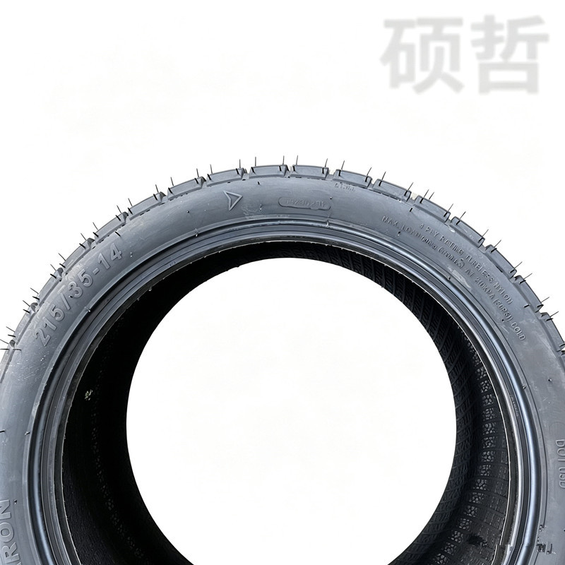 215/35-14 Vacuum Tire for Beach Vehicles, Patrol Vehicles, Electric Scooters, Vacuum Tire Rear Wheel Anti-Skid Tire