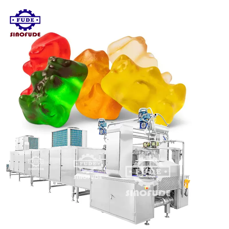 高产能软糖生产线凝胶卡拉胶糖果设备304 不锈钢上门调试厂家直销