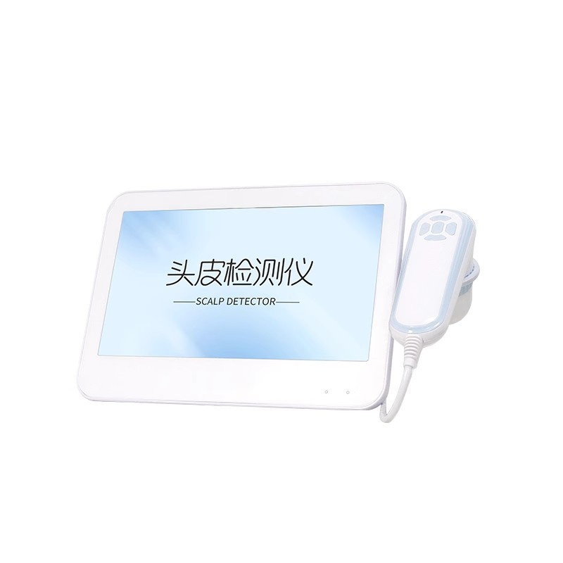 头皮检测仪毛囊高清头发测试仪器皮肤面部分析理发店带屏幕机|undefined