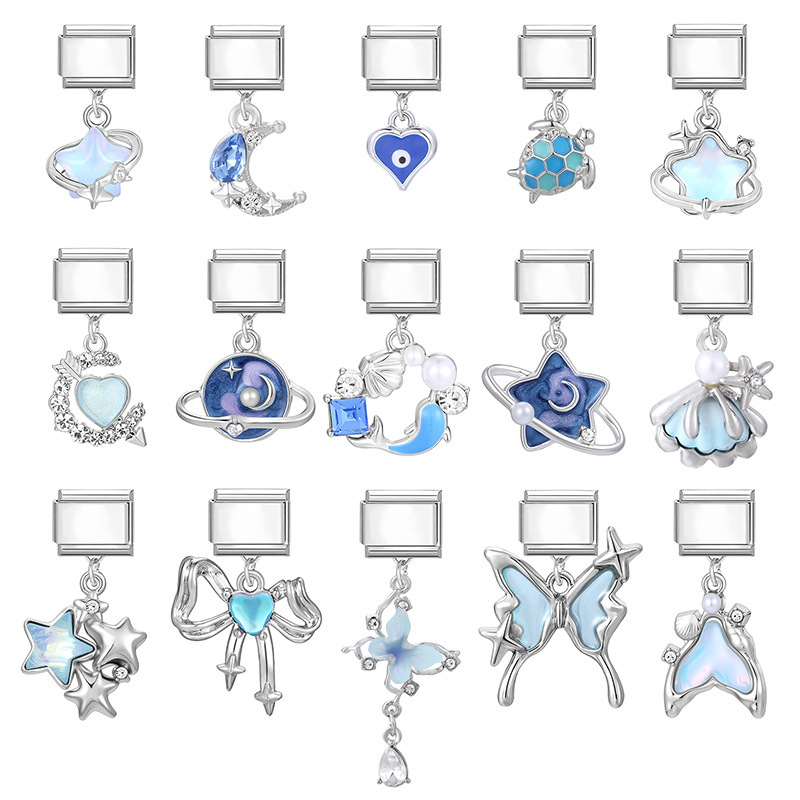 Cross-Border Italian Splicable Italian Multifunctional Versatile DIY Creative Pendant Exquisite Module Bracelet