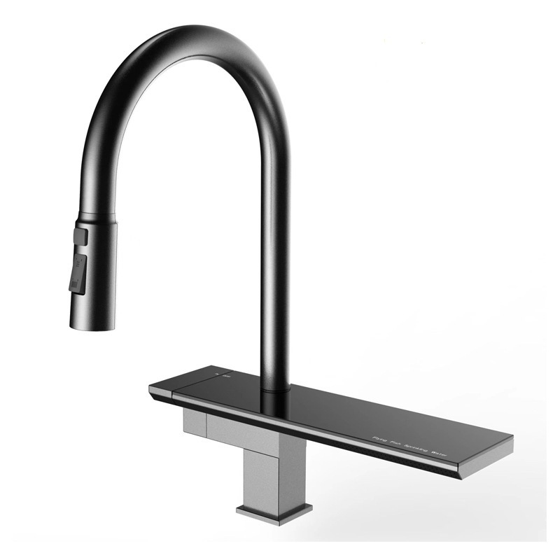 American-style sus304 stainless steel sink faucet, retractable and pull-out sink, single-hole kitchen faucet undefined