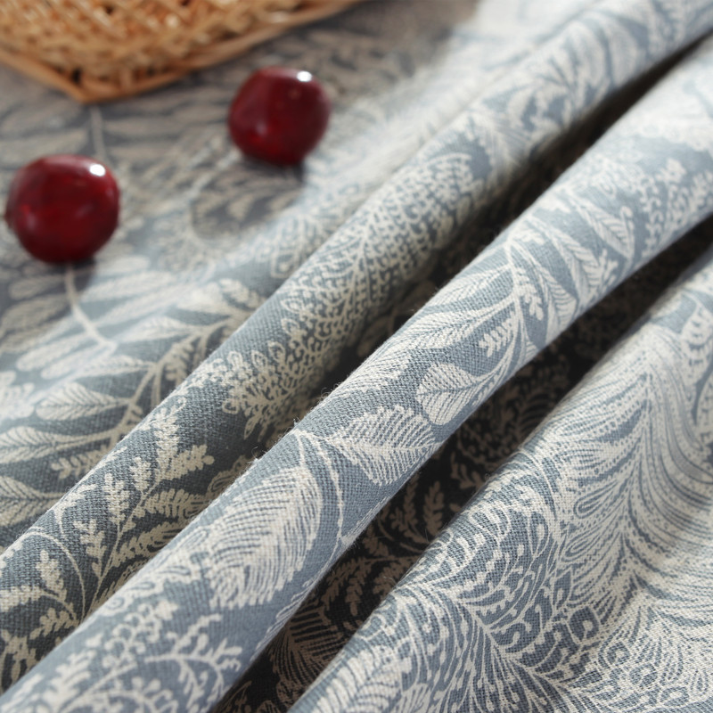 Tischdecke im amerikanischen Landhausstil mit Blumenmuster, 100 % Polyester, wasser- und ölabweisend, auch per Dropshipping erhältlich_voghion.com