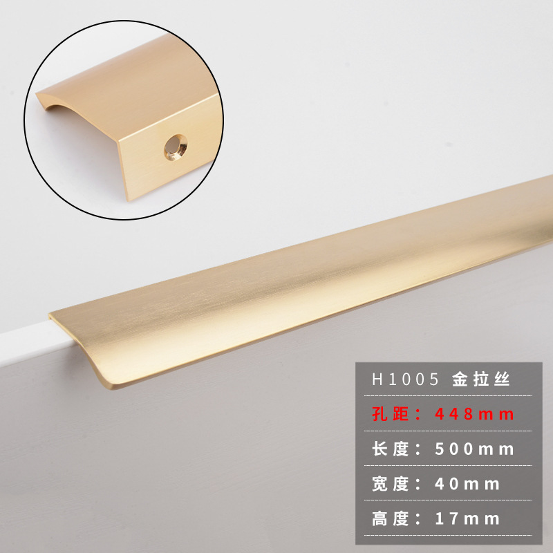 Manija de Puerta del Gabinete manija invisible del cajón de sellado del borde manija de puerta ocultada simple moderna