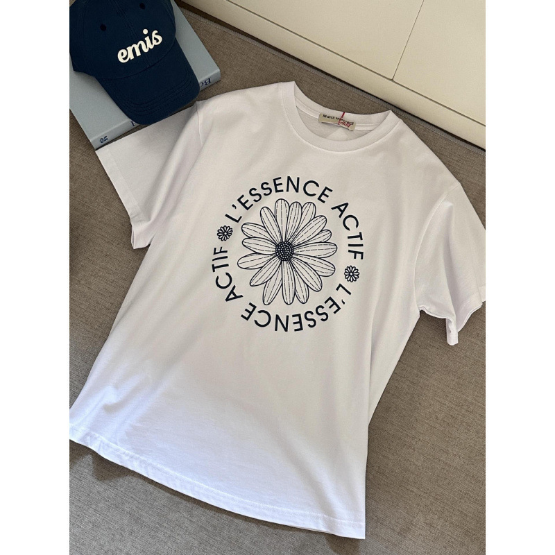 【カウンター品質】韓国マルディトレンドブランド半袖Tシャツリトルデイジードーマンプリントラウンドネックピュアコットンクロスボーダー|undefined