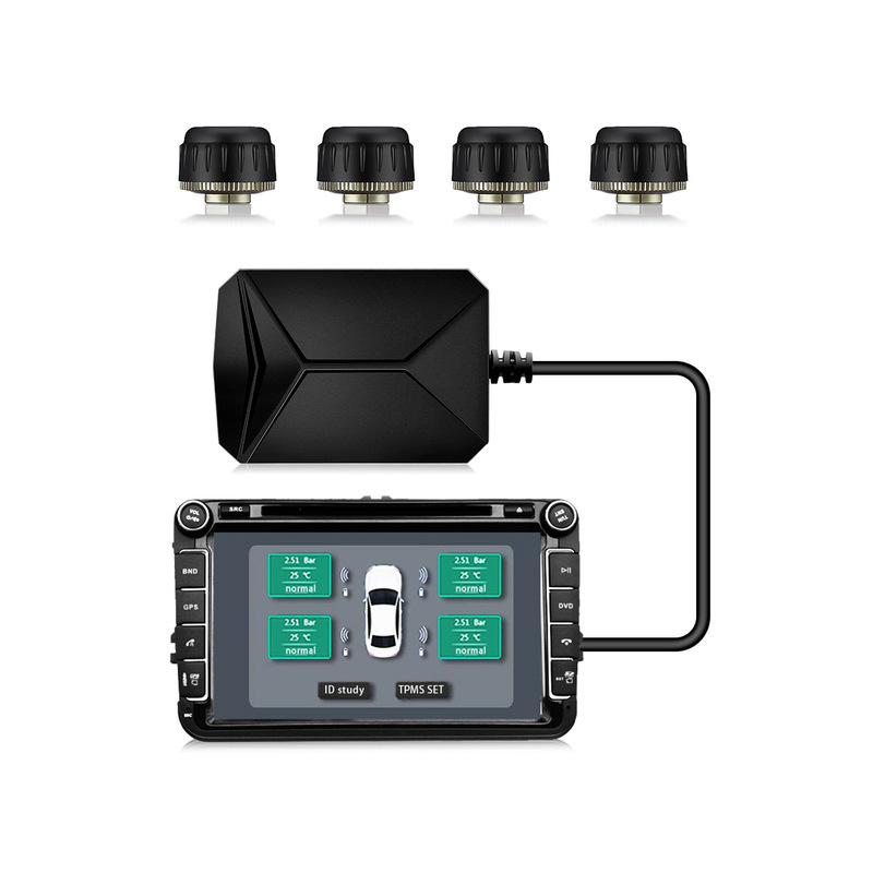 Android Tire Pressure Monitoring System USB Large-Screen Navigation Dedicated Tire Pressure Tpms External/Internal Optional Multi-Width Private Model