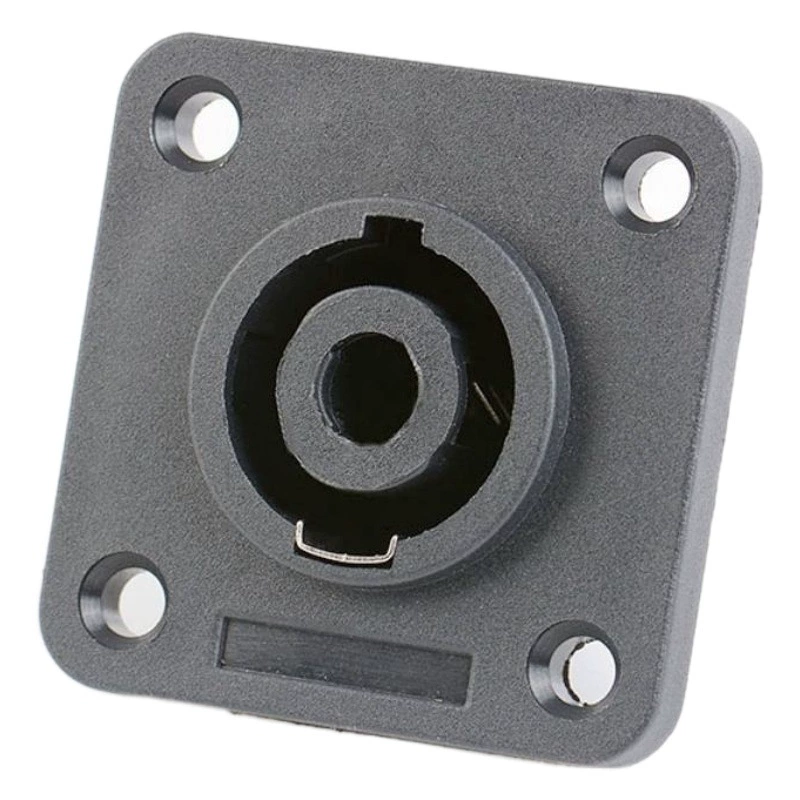 4P4-ядерный Профессиональный аудиоразъем Cannon Plug четырехъядерный большой квадратный разъем NL4 Ohm аудиоразъем с металлическим листом