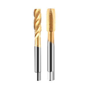 Cobalt-Containing Tap Spiral Tapping Titanium-Plated Stainless Steel Straight Groove Machine Tip Tap 34M5M6M8M10M12