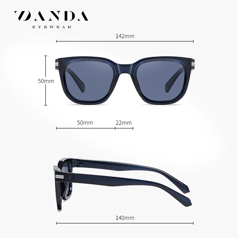 Nuevas gafas de sol polarizadas TR7548 tendencia de la moda europea y americana Street shooting gafas de sol Comercio exterior transfronteriza gafas de sol al por mayor