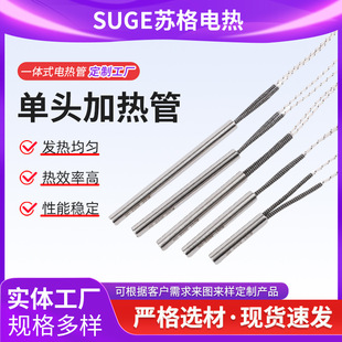 Customized single head heating tube mold sealing machine outgoing line heating rod 304 stainless steel high temperature dry burning electric heating tube