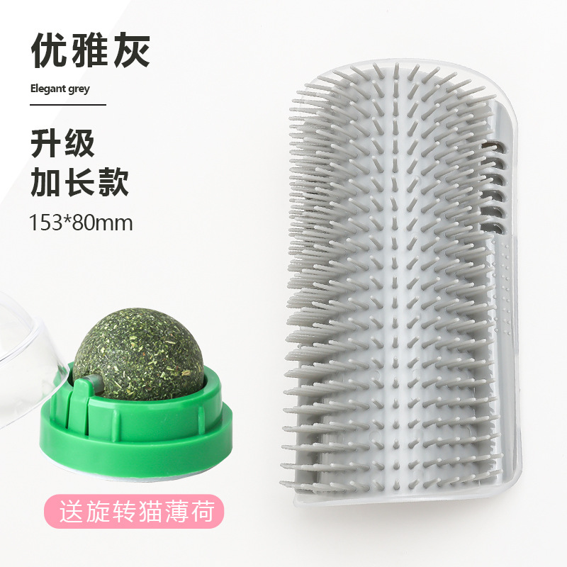 Venta caliente, dispositivo de picazón para gatos, artefacto de piel para frotar en la esquina, tablero de agarre para gatos, sin migajas, cosquillas en la cara, juguete para gatos