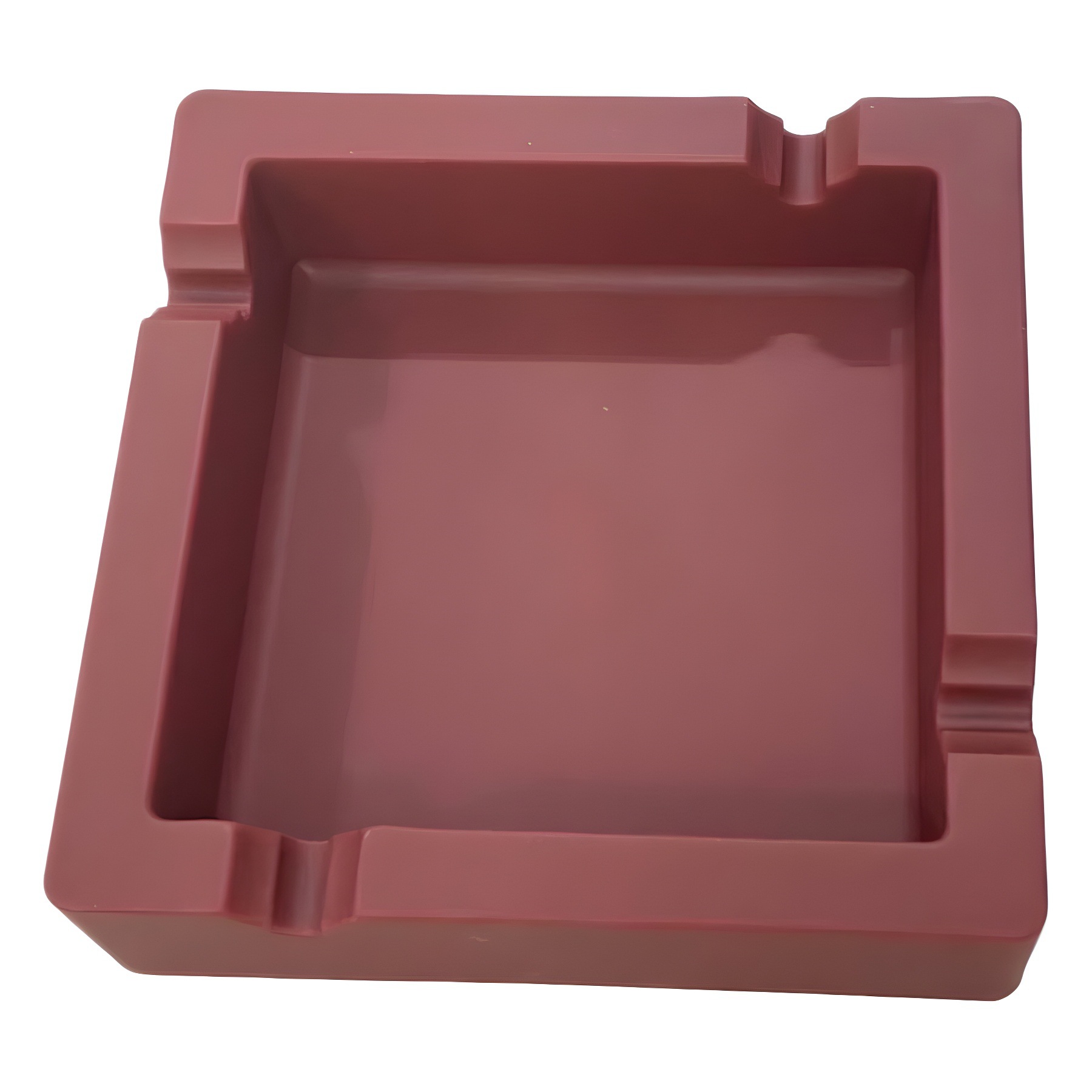 Fabricante directo de Amazon Ceniciero de silicona de puro cuadrado creativo resistente al calor no tiene miedo de caer Ceniciero de silicona