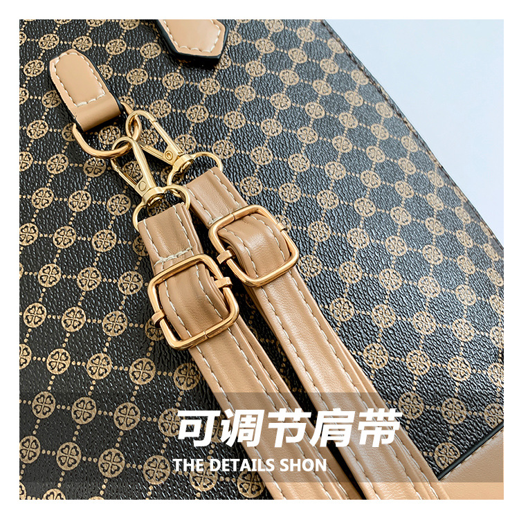 A stylish and trendy casual backpack for the 2024 autumn and winter season, featuring a large-capacity single-shoulder women's retro commuting crossbody bag Item Picture