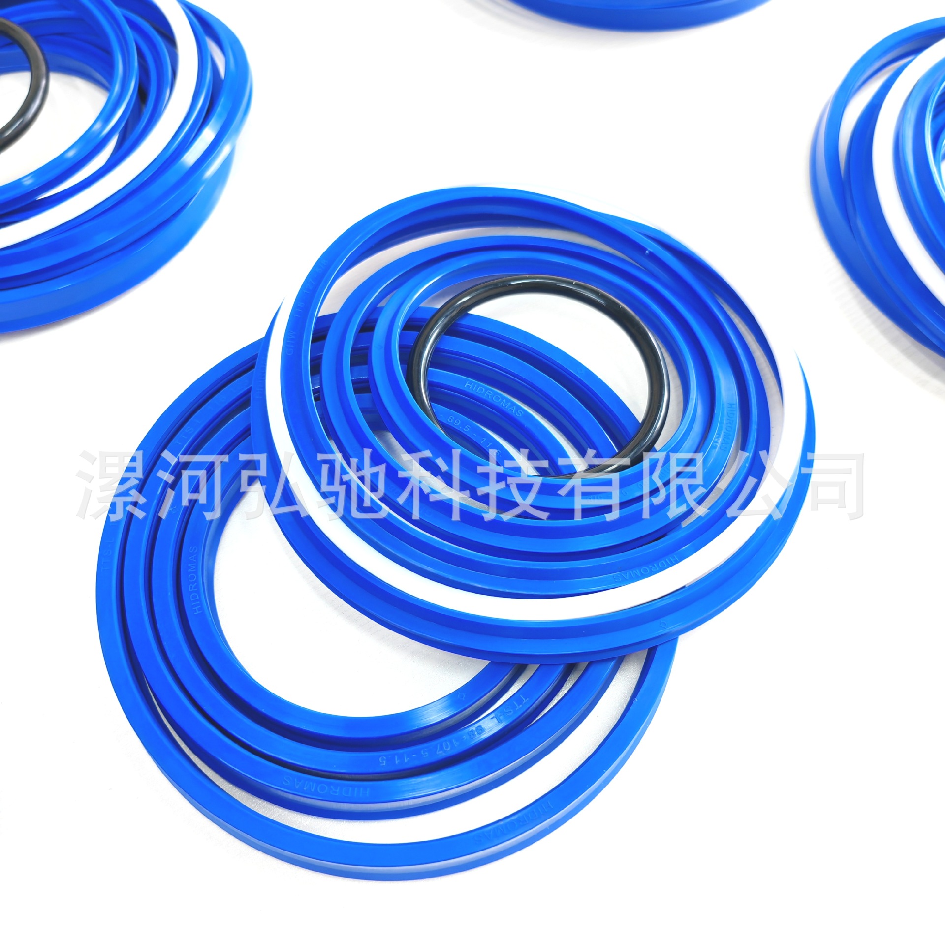 蓝色聚氨酯材质多节缸密封自卸车油缸配件修理包