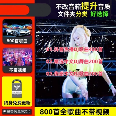 Full Video Car USB Drive 2025 Tiktok Hot Songs Mv USB Drive High-Quality Energetic Dj Xuanming Er Lao Video Mp4 (Car mp4) - 4gb-official-standard-configuration-package-1-4g-dj-popular-800-full-songs