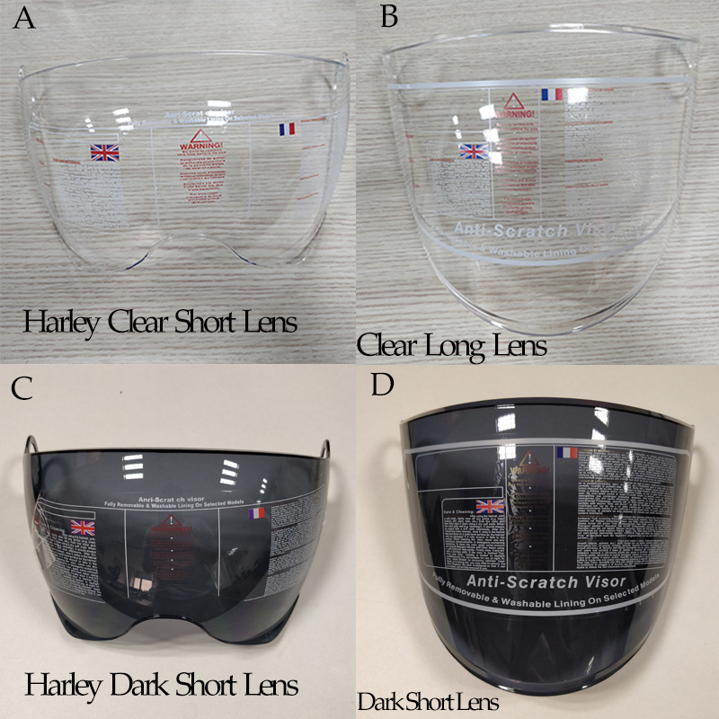 Lens Link Can Consult Customer Service Motorcycle Rearview Mirror Wear-Resistant Dual Lens Anti-Fog Modified Helmet Durable Riding