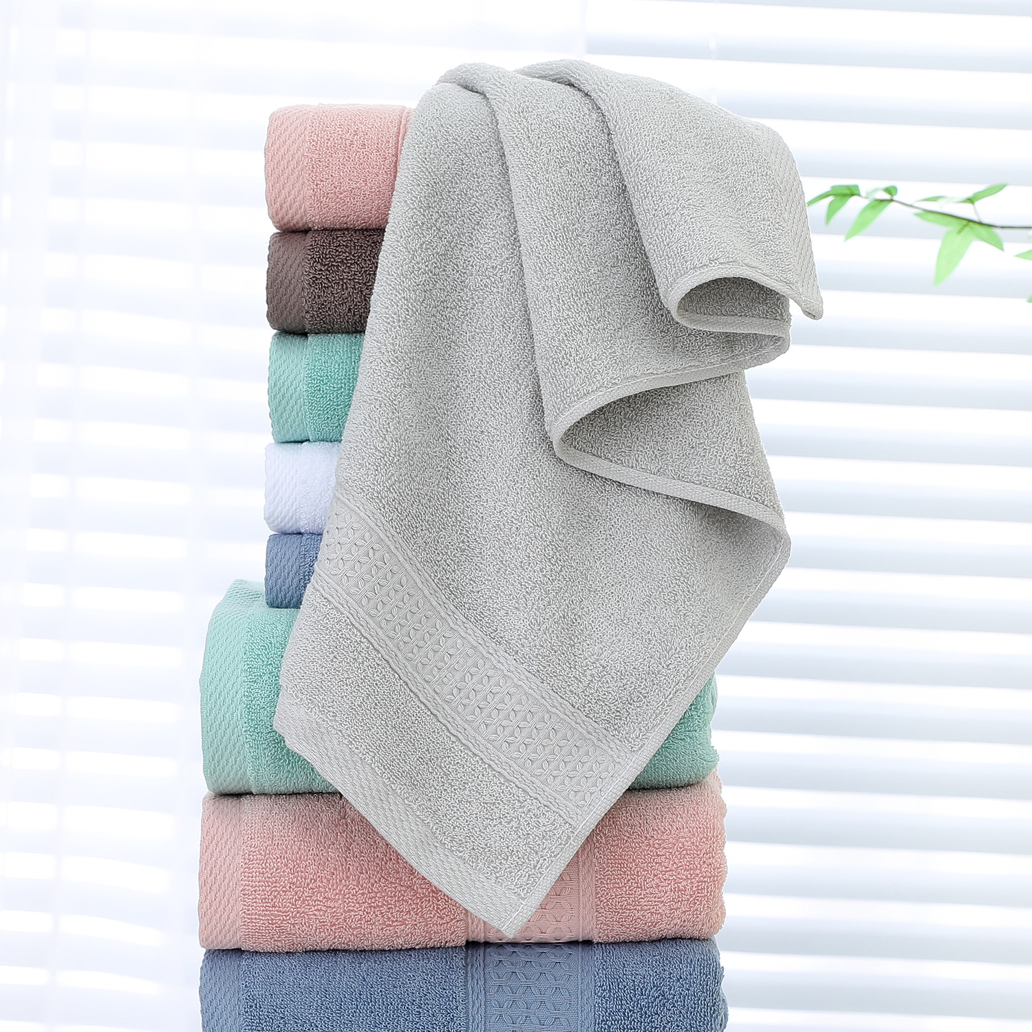 Luxury Cotton Bath Towel 3-piece Set Super Absorbent For Home_voghion.com