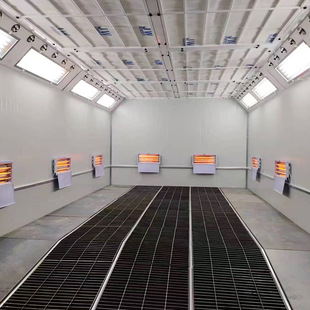 Car Paint Room Environmentally Friendly High Temperature Paint Room Electrostatic Spray Plastic Standard Dust-Free High Temperature Spray Plastic Complete Set of Spray Plastic Equipment