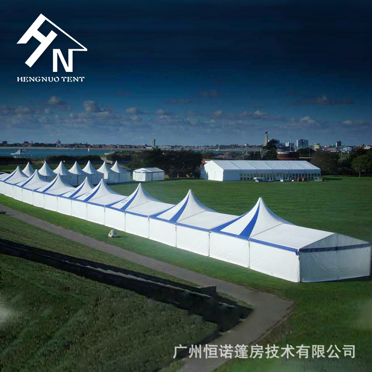 尖顶篷房户外铝合金帐篷适用婚庆餐厅等商业活动广州厂家婚庆专用