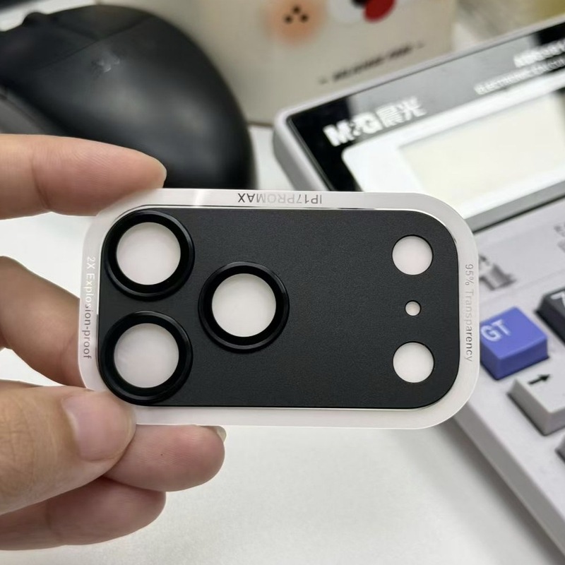 适用iPhone17promax镜头膜磨砂铠甲一体玻璃苹果17pro后摄保护膜|undefined