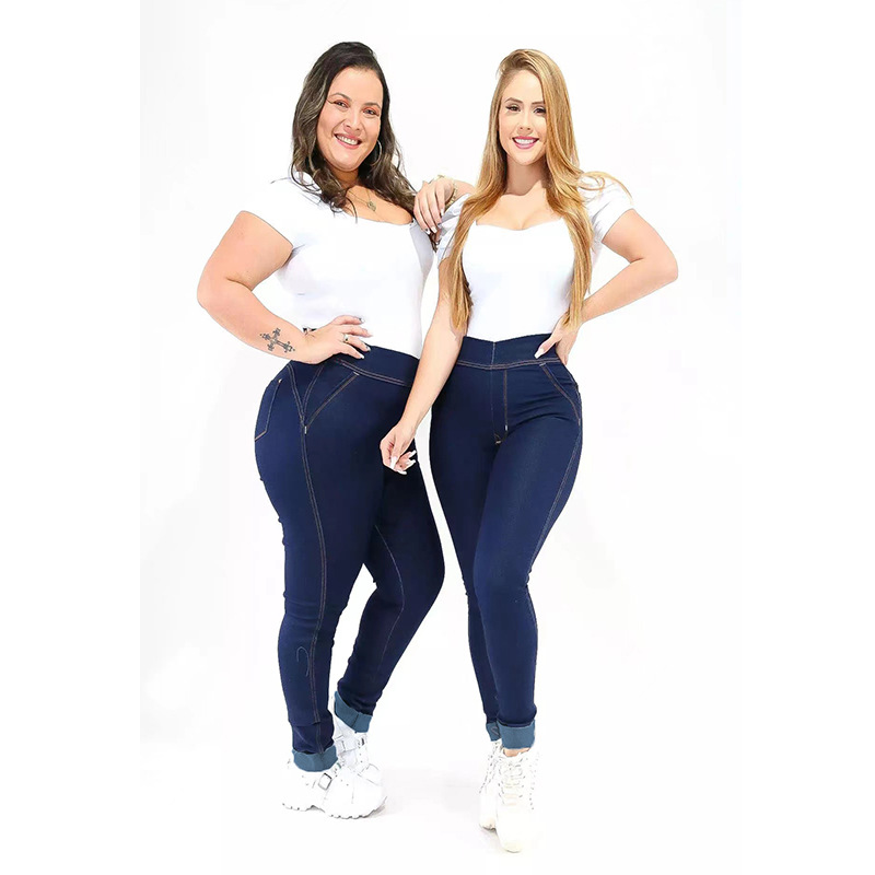 Dameskleding Damesjeans Slim-fit damesjeansbroek_voghion.com