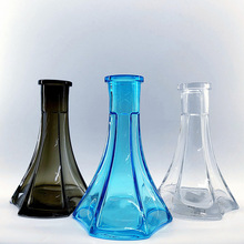 廠家供應 晶白料 阿拉伯水煙玻璃配件 大肚子水煙瓶 水煙壺玻璃瓶