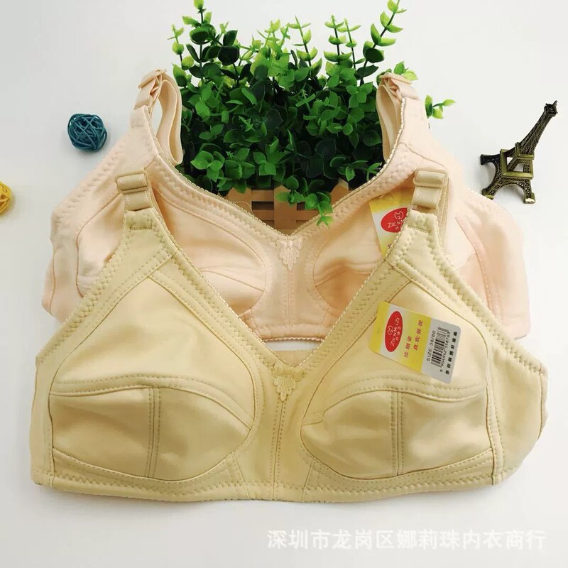 Plus size bra mother underwear glossy soft and comfortable pure cotton cross-border middle-aged Foreign Trade special offer Malaysia Plus size bra mother underwear glossy soft and comfortable pure cotton cross-border middle-aged Foreign Trade special offer Malaysia